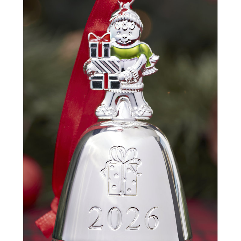 Lenox 2026 Musical Bell Silverplate Ornament