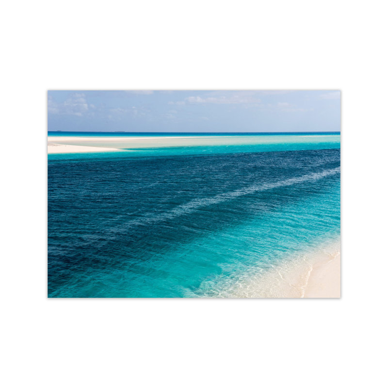 Ouvea Waters by Karsten Wrobel - Print on Canvas, Unframed, 42cm H x 59cm W x 1cm D