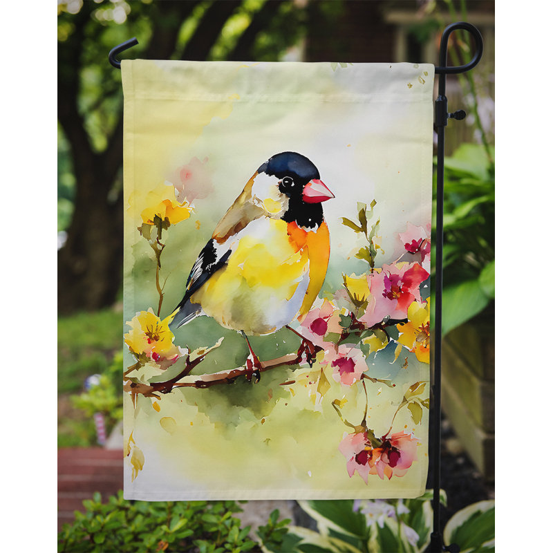 Drapeau de jardin en polyester double face H 15,5 po x l 11,25 po