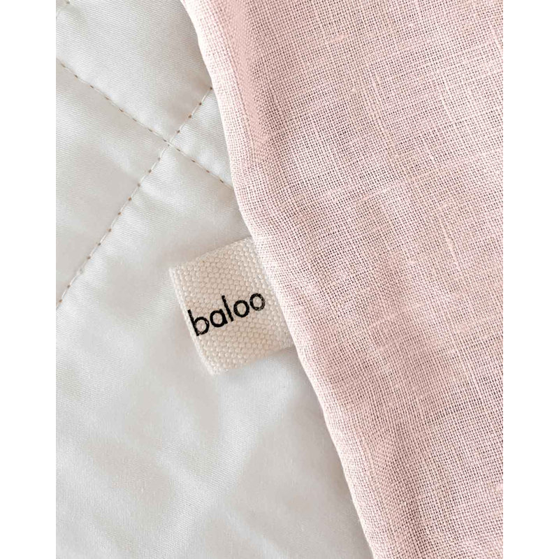 Housse de couette en lin Baloo Living Baloo Living, Rose