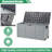 75 Gallon Outdoor Storage Box, Lockable Plastic Storage Containers With Lid, Patio Deck Box Furniture For Garden, Pool, Balcony, Yard