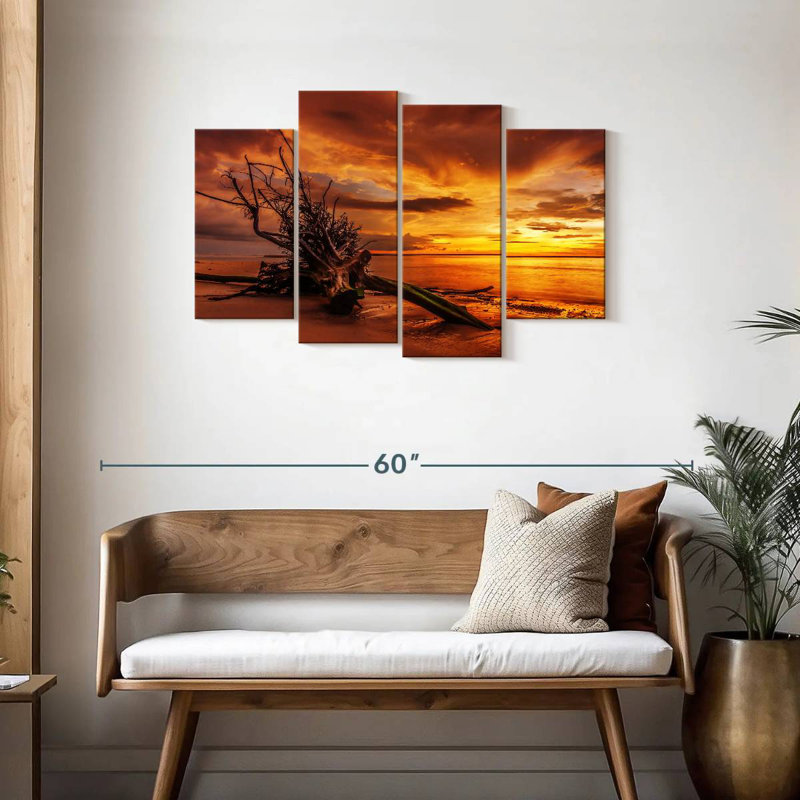 Gillard Driftwood au coucher du soleil