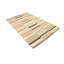 Tapis moderne touffeté à la main multicolore à rayures 5 x 8