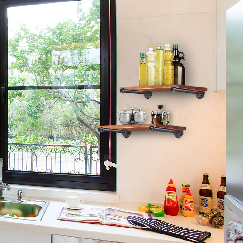 4 Pieces Shelf Bracket Kit