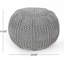 Pouf tricoté en coton 20 X 20