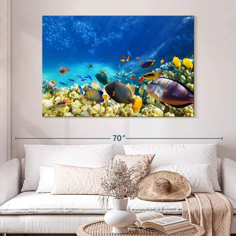 Brampt Marine Life, 34" H x 51" W