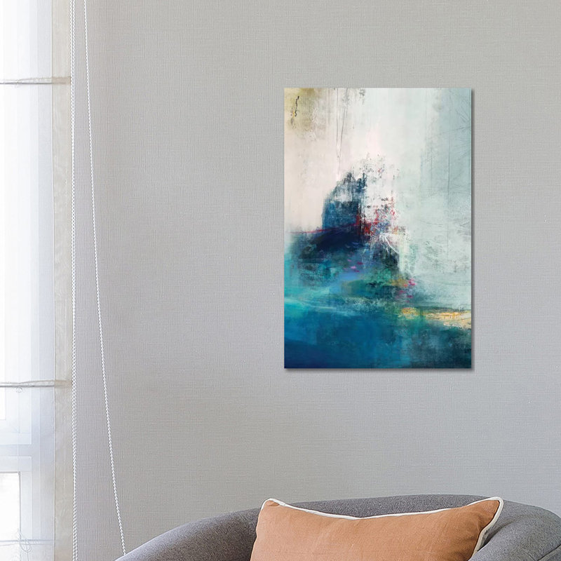«Longing II» par Nancy Ngo - peinture sur toile tendue, H 26 po x l 18 po x 1,5 po