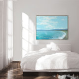 Sky Blue Water Print by Mark Sargent