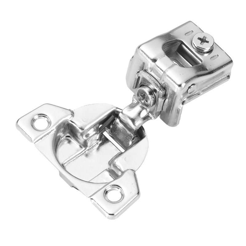 Concealed Hinges 1-1/4" overlay Face Frame Self-Close - Polished Nickel - Cabinet Door Hinges, 1