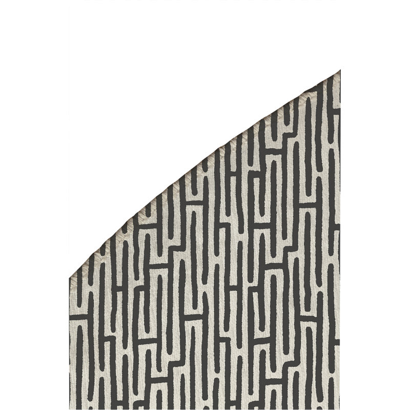 Tapis d'extérieur antidérapant Twilight Labyrinth, Rond 5 pi
