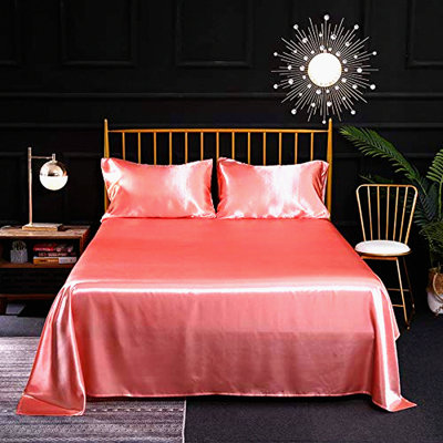 Luxe Microfiber Bedding Set - Full Size | 1 Flat Sheet + 2 Pillowcases | Smooth & Soft Wrinkle-Resistant Sheets | Full Bed Set