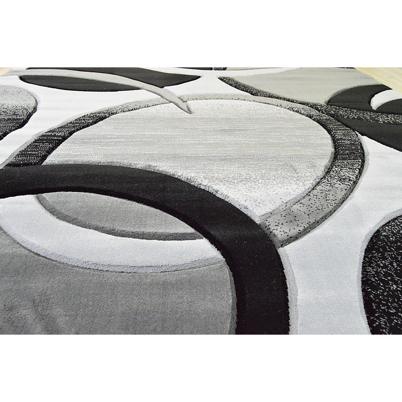 Mccampbell Performance Abstract Indoor Rug, Rectangle 2'7'' x 4'
