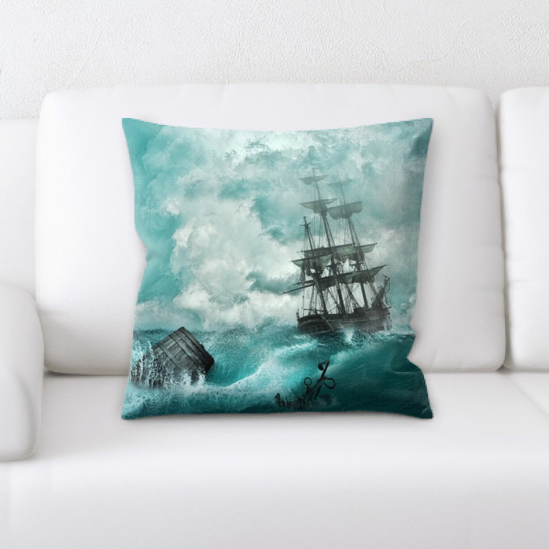 Microsuede Throw Pillow