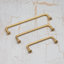 Satin Brass Slim Pipe Handles-122026843