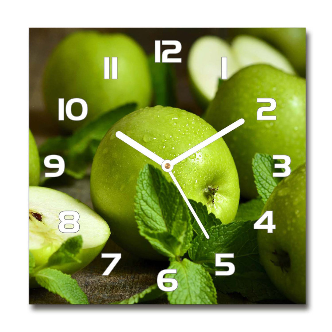 Analoge Wanduhr Johnye Apples 60 cm Geräuschlos