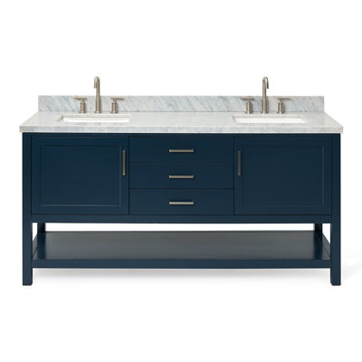 Ensemble de meuble-lavabo double 73 po Abby