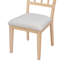 Ensemble de salle à manger 5 pièces avec 3 chaises rembourrées et un banc incurvé-1690667813-1690667802