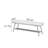 59.1in Wrought Iron Frame Shoe Storage Bench-109796046