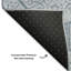 Tapis géométrique de qualité supérieure lavable à la machine Bucz AMF1748-1231962950