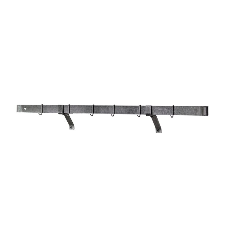 Enclume Premier Handcrafted Wall Mounted Pot Rack Finish: Stainless Steel