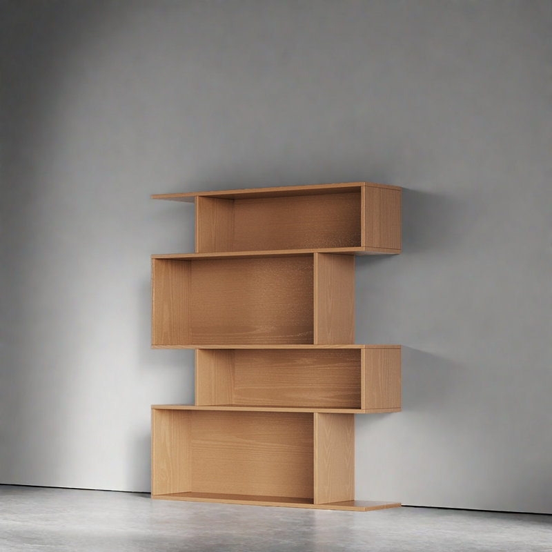 Bibliothèque créative et tendance, (4 tablettes) H 53,1 po x l 47,2 po x P 11,8 po