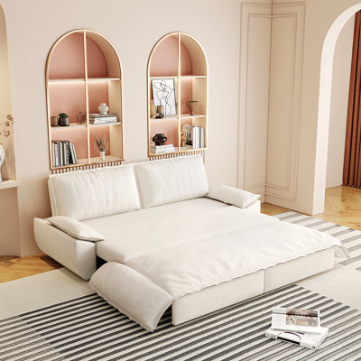 Loveseat, Pull Out Sofa Bed, 3-In-1 Convertible Sleeper Sofa