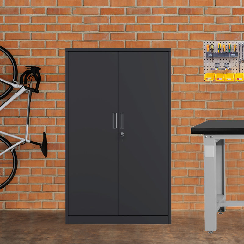 Armoire de rangement H 53,5 po x l 31,5 po x P 15,75 po Aspinwall, Noir