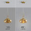 Luminaires suspendus Figen pour îlot de cuisine Champagne