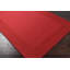 Tapis rouge / écarlate en laine tissé à la main Dolma-22223507