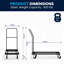 Chariot pliant en acier Regency