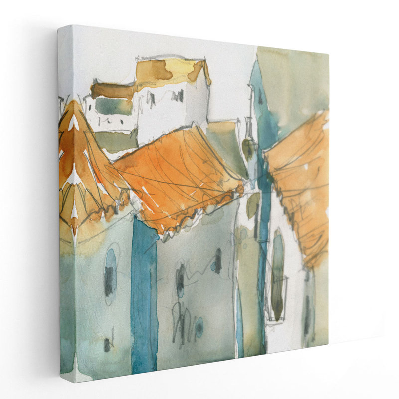 «Nerja Moment I», reproduction d'art sur toile, H 30 po x l 30 po