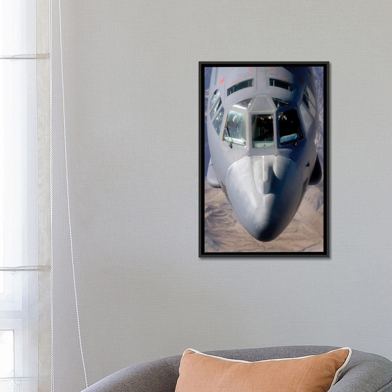 " A B-52 Stratofortress Bomber Refuels During A Close Air Support Mission " by Stocktrek Images, 26" H x 18" W x 1.5" D