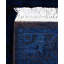 Overdyed One-of-a-Kind 2' 7" x 8' 0" Hand Knotted Area Rug