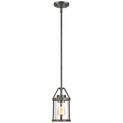 Luminaire suspendu cylindrique 1 lumière Denaisha