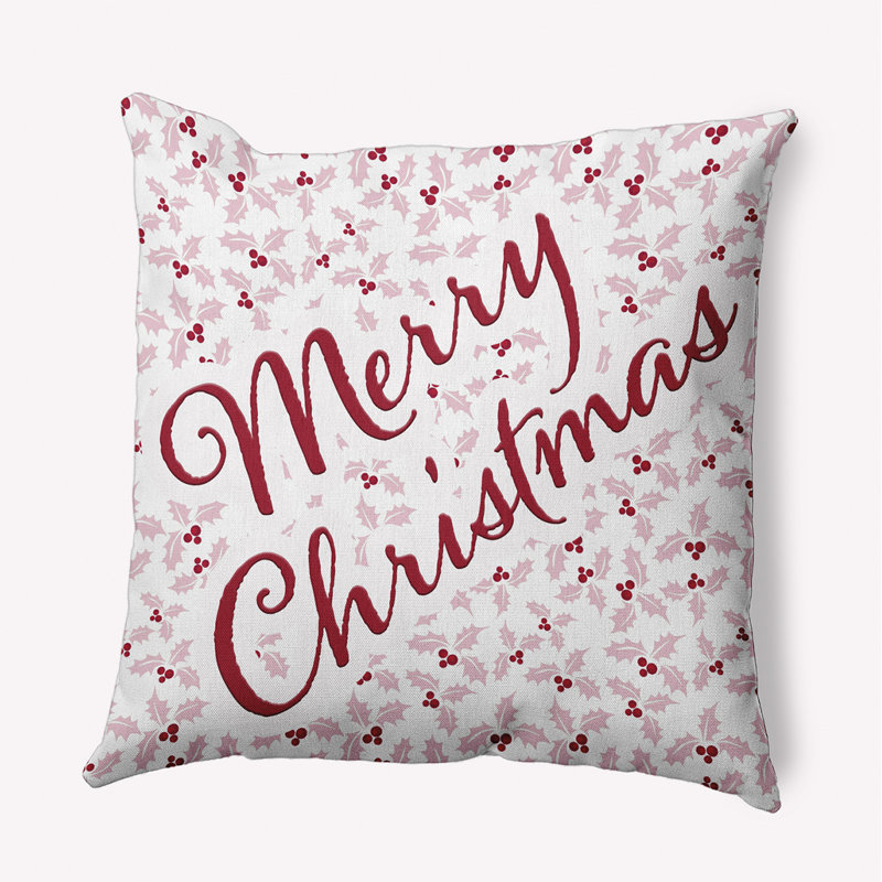 Floral Polyester Throw Pillow, 26" x 26", Square