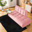 Canapés en velours peu encombrants, rose, design moderne pour n'importe quelle pièce