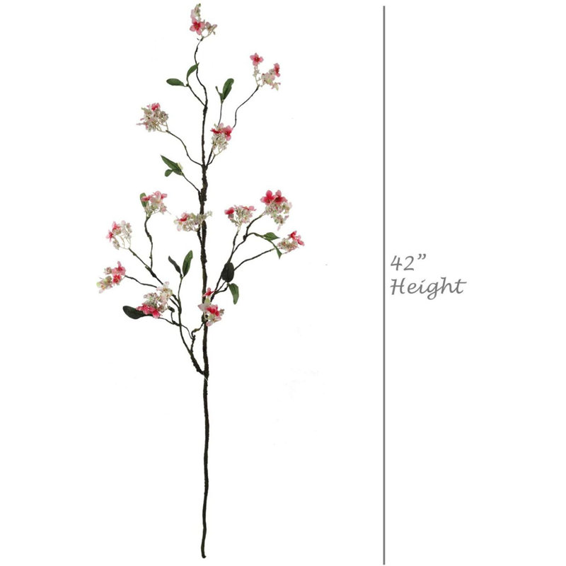Tige d'hydrangée, Rose