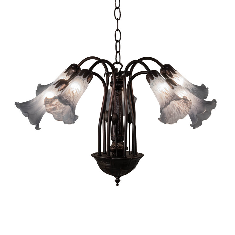 Arnketil 6 - Light Chandelier, Purple