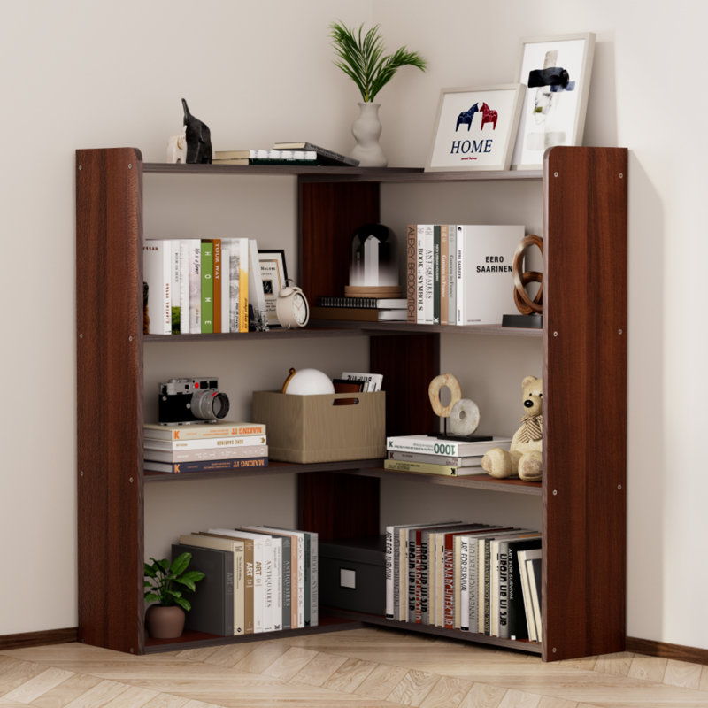 Londale Wooden Extendable Bookcase Open Bookshelf
