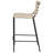 Laimonas Upholstered Counter Stool with Metal Frame-2080725900-2060435086