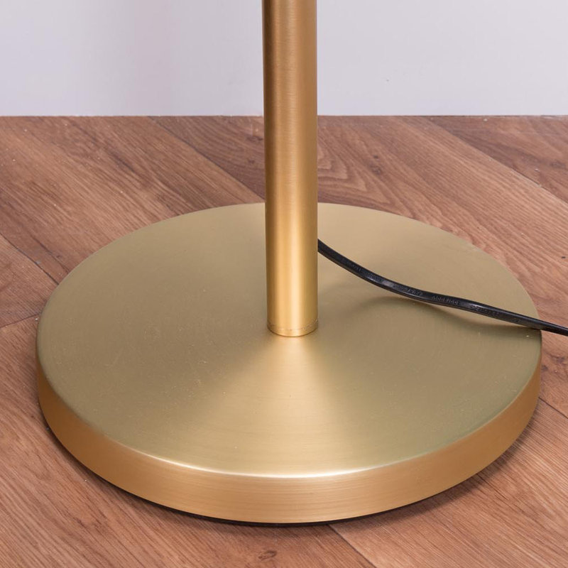 155cm Traditional Floor Lamp, Gold