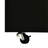 Black Rectangular Center Table With Faux Marble Top And Drawer, Coffee Spacious Storage Drawer