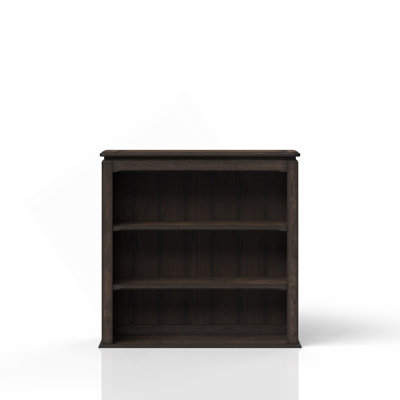 Chocolate Two Shelf Bookcase Hutch