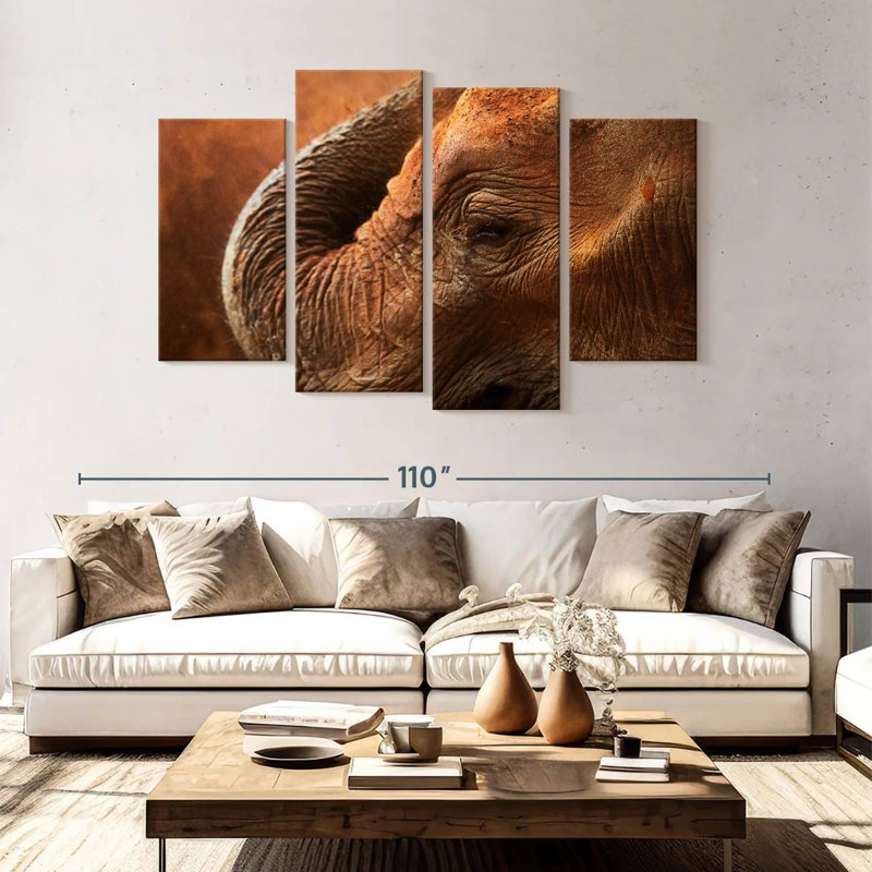 Brampt Sleeping Mammoth, 54'' H x 84'' W