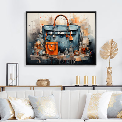 " Minimalim Black Handbag "