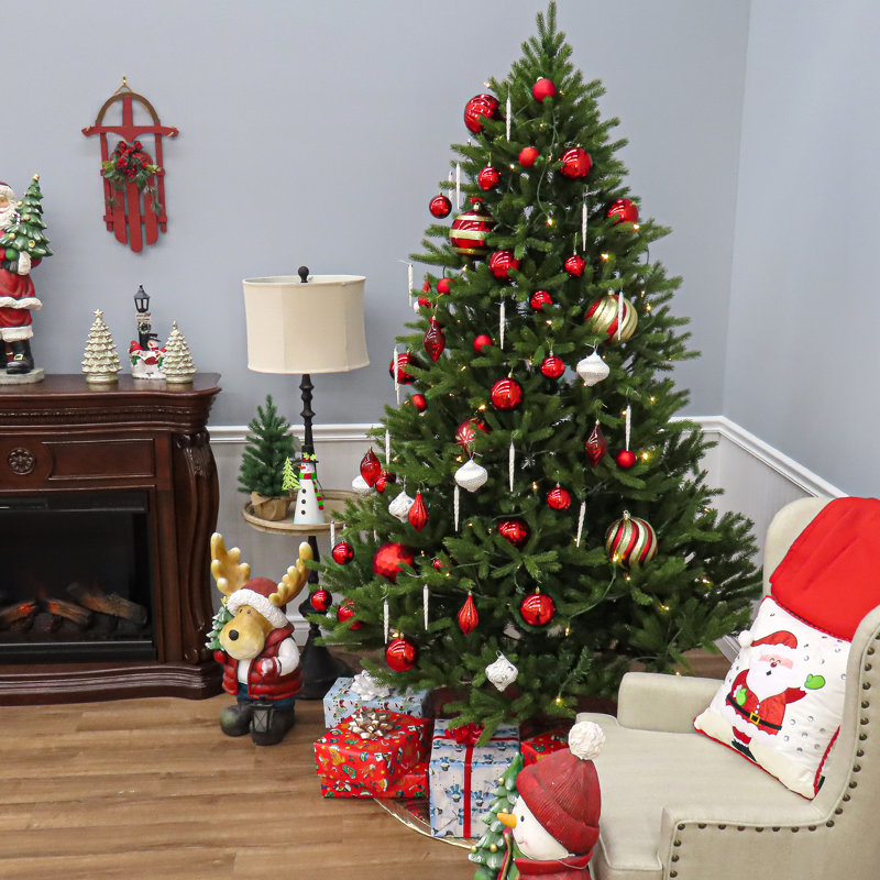 Norway Green Spruce Artificial Christmas Tree, 6.5'
