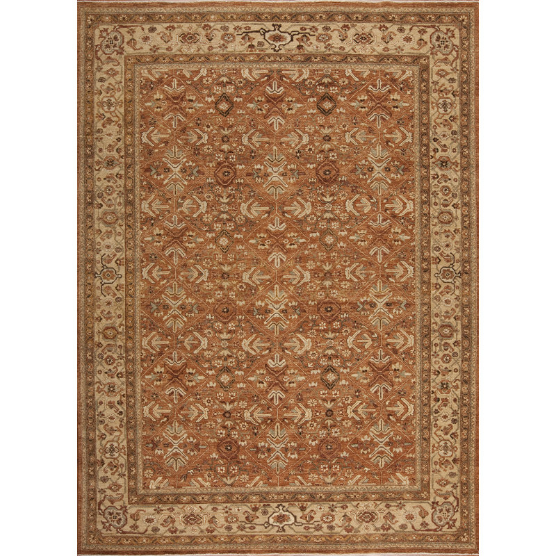 International Hand Knotted Wool Area Rug