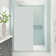 Elyse XL 32 in. W x 80 in. H Fixed Frameless Shower Door with Ultra-Bright Frosted Glass
