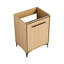Base de meuble-lavabo 24 po avec portes doubles à fermeture en douceur Morella (lavabo non inclus)
