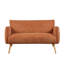 Carvalho Soft Touch Fabric 2 Seater Sofa-123627407